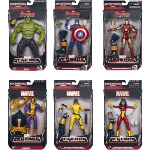 Hasbro Marvel Legends Infinite Series Avengers Batroc Captain America Hulk Iron Man Catwoman Spider-Woman Anime Figures Collect