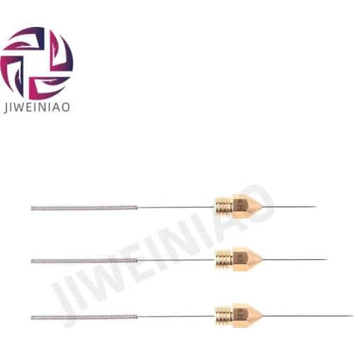 JIWEINIAO Stainless Steel Cleaning Needle 0.15mm 0.2mm 0.25mm 0.3mm 0.35mm 0.4mmPart Drill For Nozzle 3D Printers Parts with Box