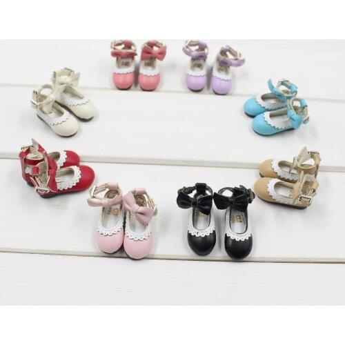 ICY DBS Blyth doll toy shoes with bow