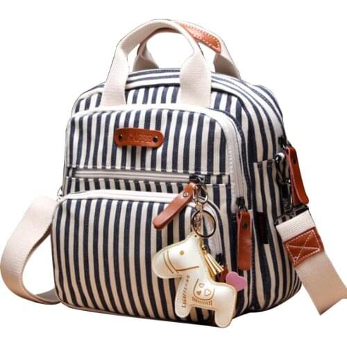 Multifunction Diaper Bag Backpack Mother Care Hobos Bags Baby Stroller Nappy Bags for Mom with Horse Ornaments Travel Backpacks