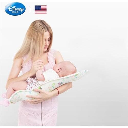 Disney Daby Breast Milk Cartoon Character Has Ear Feeding Pillow Breathable Pillow Hug U-shaped Feeding Lumbar Pad Anti-mite