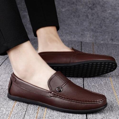 Sapato male lather sapatos 2020 causal casuales men zapatos shoes shose fashion loafers para spring mens informales Mens man de