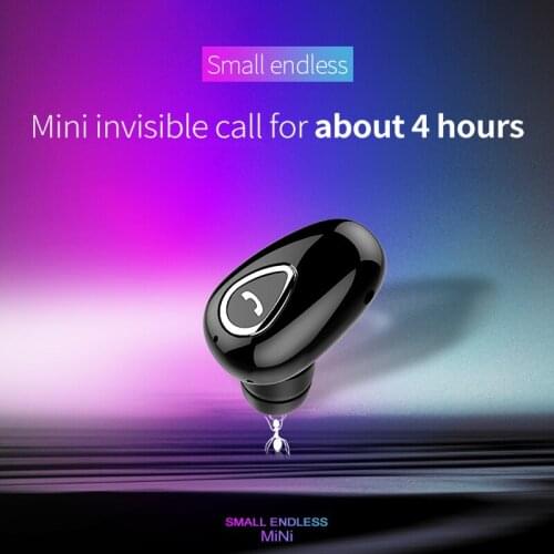 YX06 Single Ear Bluetooth Earphones In Ear Wireless Headphones With Microphones Stereo Sport Bluetooth Headset Mini Earbuds