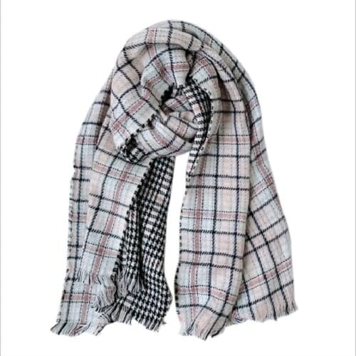 Yishine 2020 New Winter Cashmere For Women Double Side Pattern Plaid Elegant Poncho