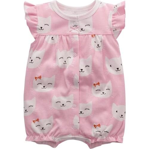 New Baby Girl Boys Clothes Set Summer Short Sleeved Baby Romper Casual Jumpsuit For Newborn Body Suit Outfits Boys Pajama