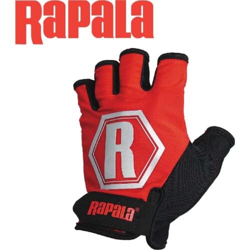 RAPALA Fishing gloves TACTICAL CASTING gloves for fishing glove High-quality Comfort fabrics Anti-Slip Fishing fingerless gloves