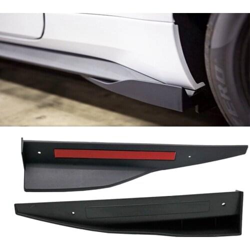 Fit for Ford MUSTANG ROUSH 2015+ Roush sticker side skirt pocket corner Routh side skirt spoiler Shelby air wind knife