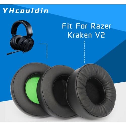 Replacement Earpads For Razer Kraken 7.1 V2 Headphone Accessaries Ear Cushions Pads