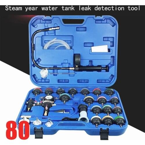 28Pcs Universal Radiator Pressure Tester Vacuum Type Cooling System Test Detector Set Testeur Refroidissement Pressure meter