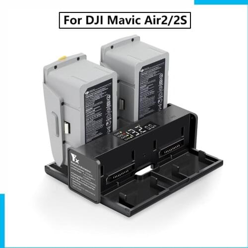 4in1 Charger Battery for DJI Mavic Air2/2S Charging Hub Portable Smart Intelligent LED Drone DJI Mavic Air 2/2S Battery Charger