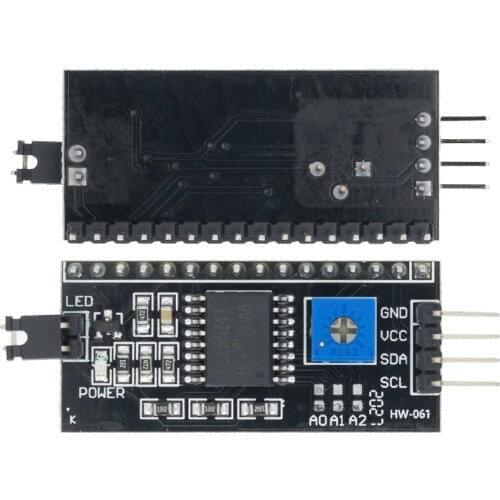 1pcs PCF8574 IIC I2C TWI SPI Serial Interface Board Port 1602 2004 LCD LCD1602 Adapter Plate LCD Adapter Converter Module