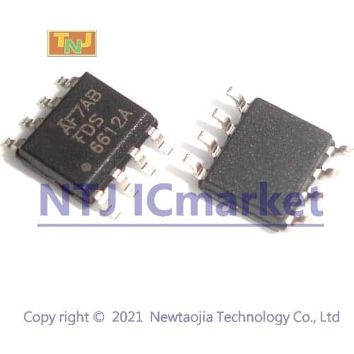 10 PCS N / P Channel MOSFET CHIP FDS6612A 6612A FDS6670A 6670A FDS6675BZ 6675BZ FDS6676AS 6676AS FDS6679AZ 6679AZ FDS6680A 6680A