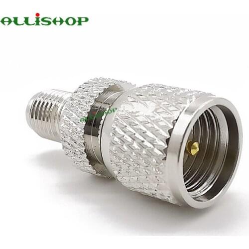 2Pcs Mini UHF Male PL259 PL-259 to SMA Female RF Connector SMA Jack to Mini UHF PL259 Plug RF Coaxial Adapter Connector