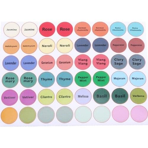 2021 New Hot Sale Label Round Label Sticker Glue Bottle Decal Label Essential Oil Bottle Sticker high Quality