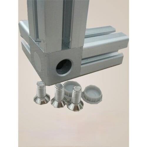 4PCS Aluminum Cube Corner Connector 2020 3030 4040 4545 Aluminum Cube Corner Connector Fastener Match Use Aluminum Profile