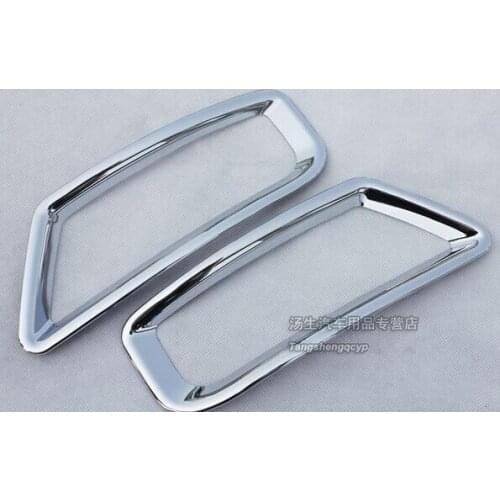 ABS chrome Rear Tail fog light lamp cover trim for Peugeot 3008 2009 2010 2011 2012 2013 2014
