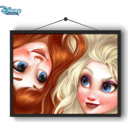Disney 5D DIY Diamond Painting Multi-Princess "Pampered Face" Full Circle Diamond Embroidery Handmade Craft Decorations