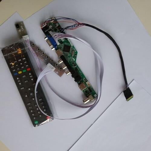AV LCD LED TV HDMI USB VGA AUDIO card Controller driver Board display For 14.0" B140XTN02.5 1366X768 monitor cable