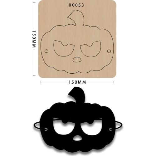 Wood Die Cut Diy Halloween Scrapbooking Leather Dies Handmade Crafts Making Decor Supplies Dies Template