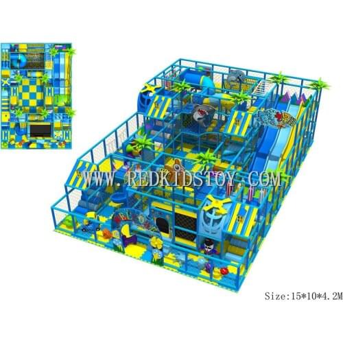 Exported to Turkey Shopping Mall Indoor Playground CE Approved Kids Playground Set 150724b