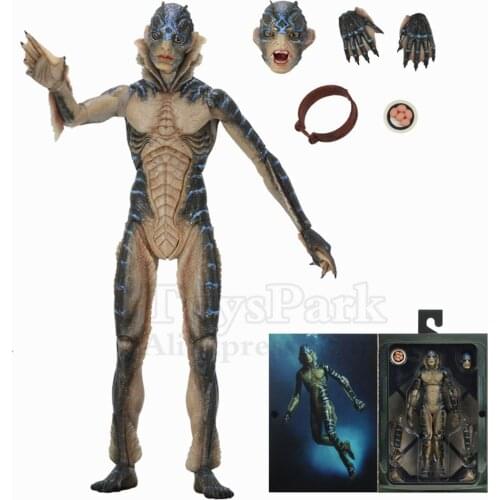 The Shape of Water Amphibian Man 7" Action Figure Original NECA Guillermo Del TORO Signature Collection Collectible Toys Doll