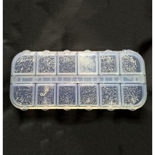 Glasses Screw Accessory Box / Nose Pads / Mirror Leg Screws / Eyewear Accessories 1 Set