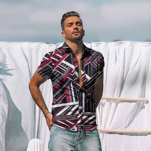 Camisa hawaiana de manga corta para hombre a la moda de 2021 camisas de secado rápido de talla grande asiáticas. M-2XL informa