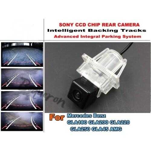 Tracks Camera HD CCD Intelligent Dynamic Rear View Camera For Mercedes Benz GLA180 GLA200 GLA220 GLA250 GLA45 AMG