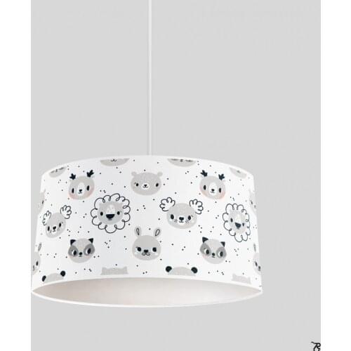 Koala Patterned Boy Printing Patterned Kids Baby Room Bedroom Light Pendant Lamp Chandelier