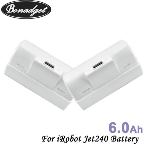 Bonadget 3.6V 6000mAh Replacement Jet240 Jet 240 Battery Li-ion Battery For IRobot Jet 240 241 Chargeable Vacuum Cleaner Battery