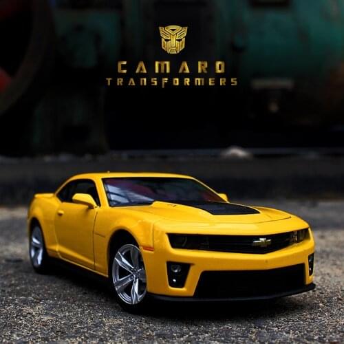 WELLY 1:24 Chevrolet Comalo ZL1 sports car simulation alloy car model crafts decoration collection toy tools gift