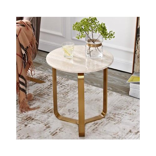 Marble side a few luxury ins designer creative small apartment living room sofa small table coffee table metal