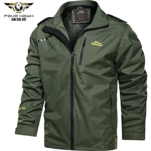 Mens Lightweight Military Tactical Jacket Waterproof Bomber Jackets Male Hooded Coats 2021Outdoor Quick Dry Windbreaker M-4XL
