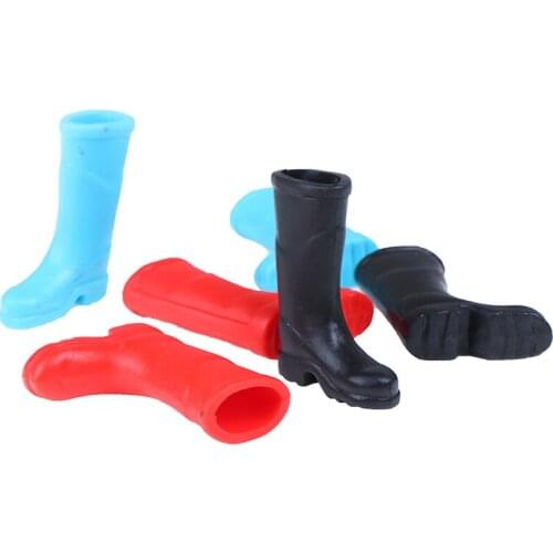 New 1/12 Dollhouse Decoration Mini Colorful Rain Boots Miniature Dolls Accessories