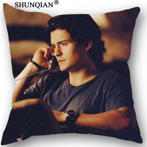 New Nice orlando bloom Pillowcase Wedding Decorative Pillow Case Customize Gift For Pillow Cover