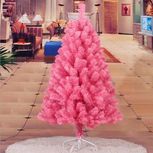 New Year gift 1.2m / 120cm Christmas tree Christmas arrangement of pink color Christmas home supplies