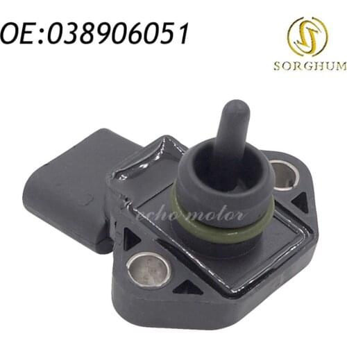 New 2.5 BAR Manifold Absolute Pressure MAP Sensor For SEAT ALHAMBRA AROSA CORDOBA IBIZA 3 LEON TOLEDO 2 1.4 1.8 1.9 038906051