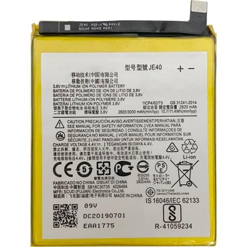 New Original 3000mAh Battery For For Motorola Moto Z3 JE40 Phone