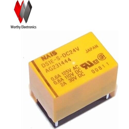 Wholesale 10pcs/lot relay DS1E-S-DC24V