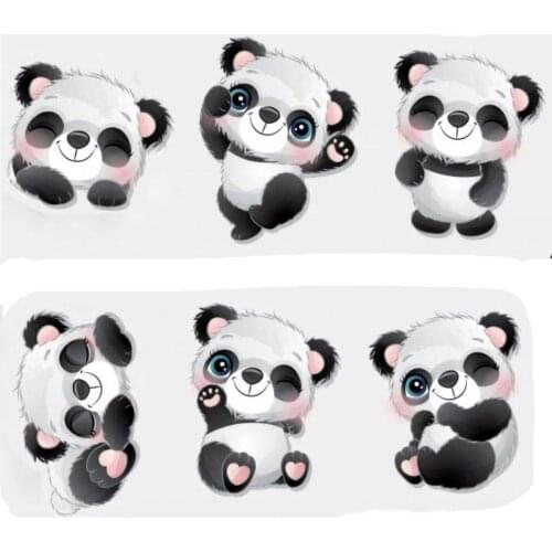 Panda Transparent Clear Pattern Stamps for DIY Scrapbooking/Card Making/Kids Christmas Fun Decoration