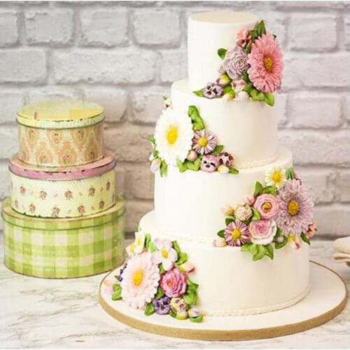 Petal Flower Shaped Silicone Mold DIY Cake Baking Decoration Chocolate Mold Kitchen Baking Tools Plant Flower Silicone Mold