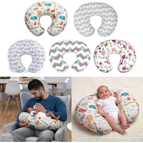 Baby Feeding U-shaped Pillowcase,Newborn Baby Nursing Pillows Cover Maternity U-Shaped Breastfeeding Pillow Slipcover Infant