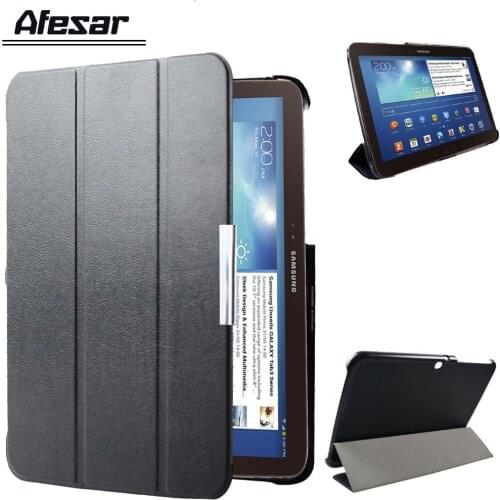 GT P5200 P5210 P5220 ultrathin slim smart Flip cover stand leather case for Samsung Galaxy Tab 3 10.1 book folio cover autosleep