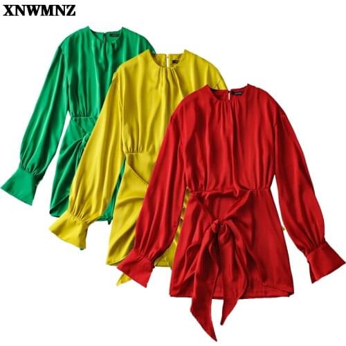 Однотонные летние платья XNWMNZ China At AliExpress