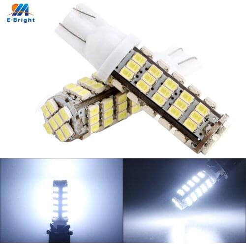 YM E-Bright 100X T10 Led 194 168 1206 68 SMD Car Light Bulbs White 544Lm Interior Lighting Reading Clearance Lamp 12V Automobile