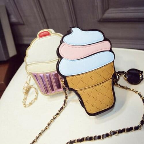 Women Handbag Girls Cute Ice Cream Shoulder Bag Clutch Tote Bag Messenger Crossbody Bags Bolso Mujer /BL1