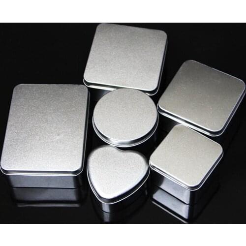 10pcs/lot Personality Multiple Shape Tinplate Metal Box Exquisite Christmas Wedding Chocolate Candy Packaging Box