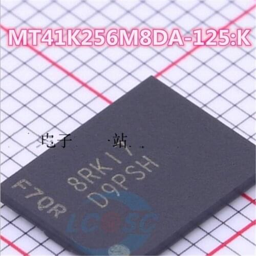 Free shipping: 2PCS-10PCS MT41K256M8DA-125:K MT41K256M8DA-125 MT41K256M8DA MT41K256M8D 41K256M8DA-125:K 41K256M8DA D9PSH BGA-78