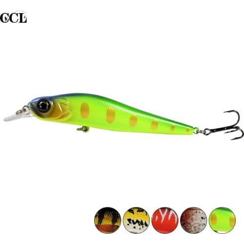 5ps/lot 115mm 12g Hard Plastic 3D Eyes Artificial Bait Rattle Floating Minnow Fishing Lure for Fishing