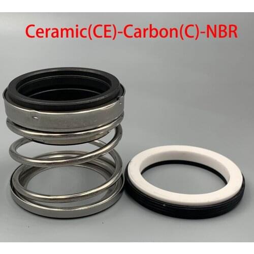 BIA-35 BIA-38 BIA-40 BIA-43 BIA-50 BIA-53 Ceramic-Carbon-NBR Water Pump Single Coil Spring End Bellows Shaft Mechanical Seal
